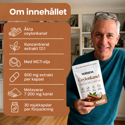 Ceylonkanel 7 200 mg, med MCT-olja