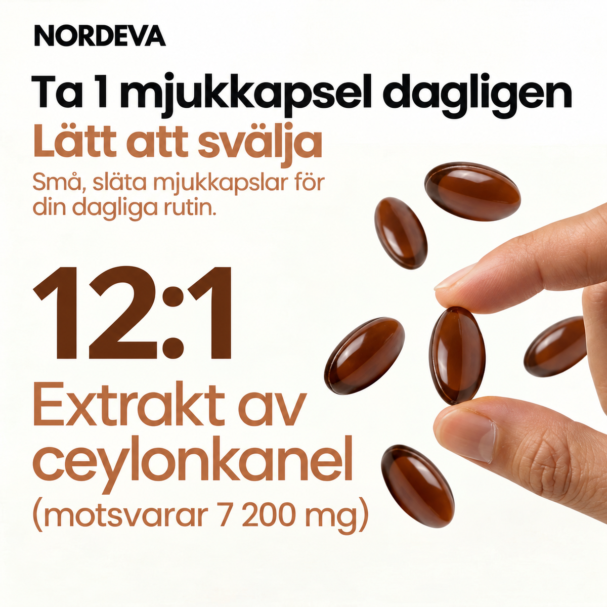Ceylonkanel 7 200 mg, med MCT-olja